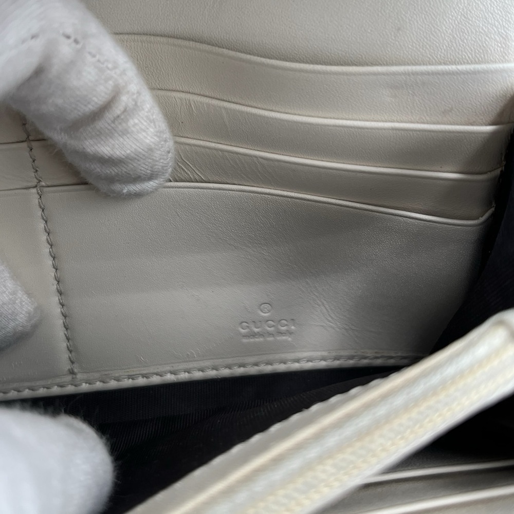 Gucci Sherry Line Coated Canvas Continental Wallet -EUC - Picture 11 of 16